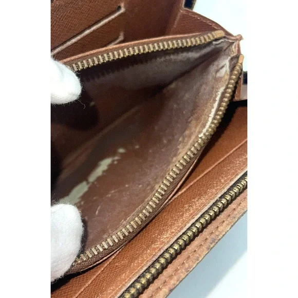 Authentic Louis Vuitton Monogram Zippy Zip Around Long Wallet Purse Vintage - Picture 9 of 14